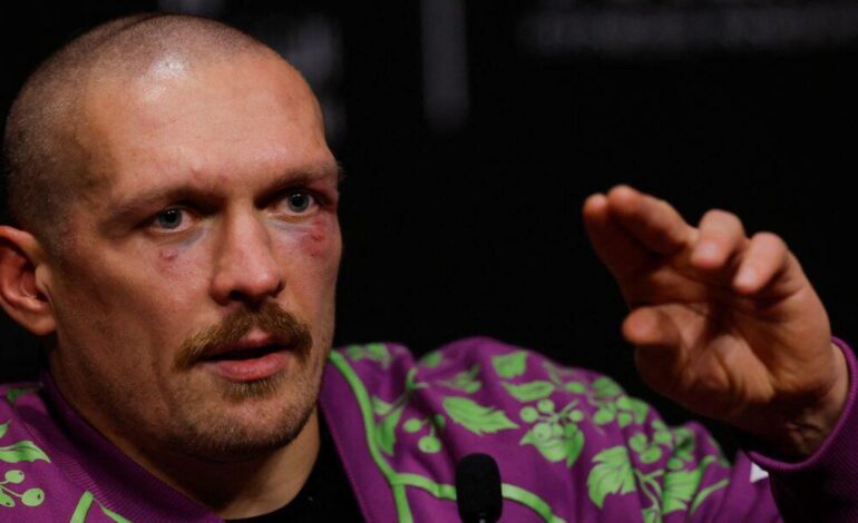 El boxeador ucraniano Usyk reta a Trump a pasar una semana en su casa para ver el horror ruso con sus propios ojos