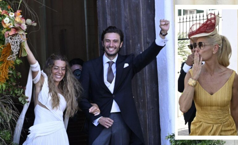 un enlace ‘boho’ en Menorca con fiesta preboda en yate, invitados VIP y una sorpresa para la actriz