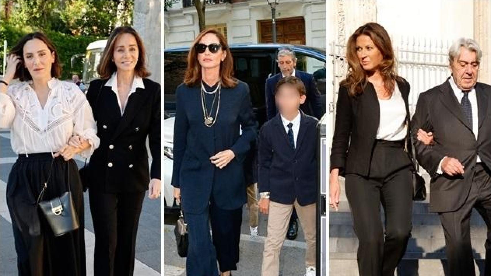 amigos y familiares acuden al funeral de Alfonso de Borbón y Escasany