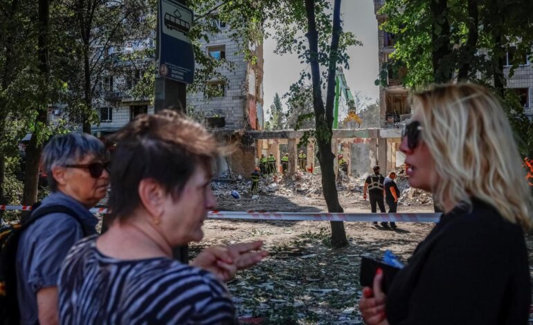 Se elevan a 28 los muertos en Kiev tras uno de lo mayores ataques rusos desde el inicio de la guerra: hay 134 heridos
