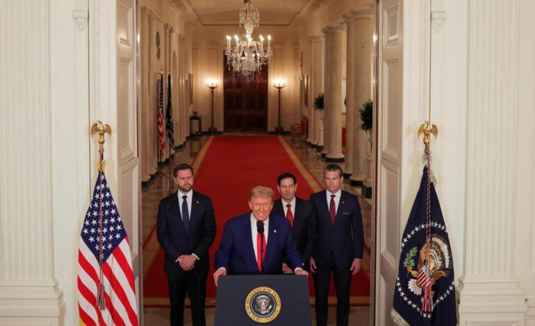 Trump arrastra a EEUU a una nueva guerra en Oriente Próximo tras prometer la paz para la región sin pegar un tiro