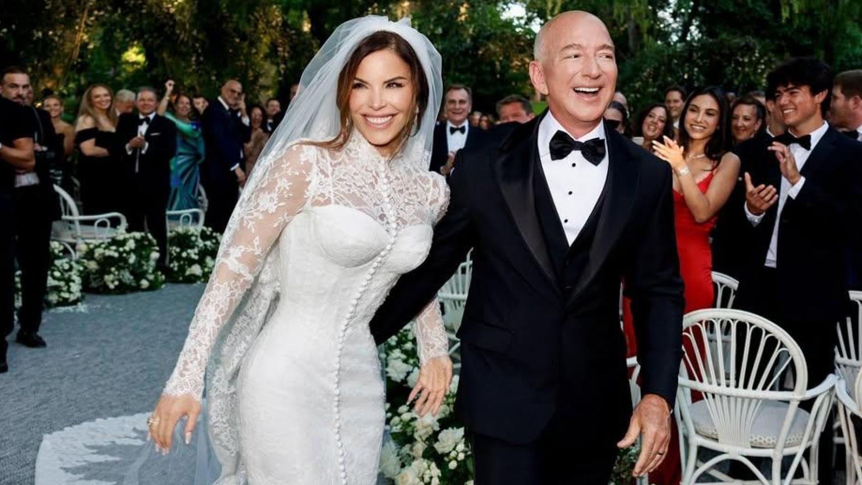 las fotos de una boda blindada y un vestido de novia de Dolce&Gabbana inspirado en Sophia Loren
