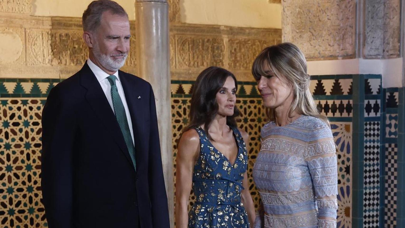 con políticos, jeques y una elegante Begoña Gómez