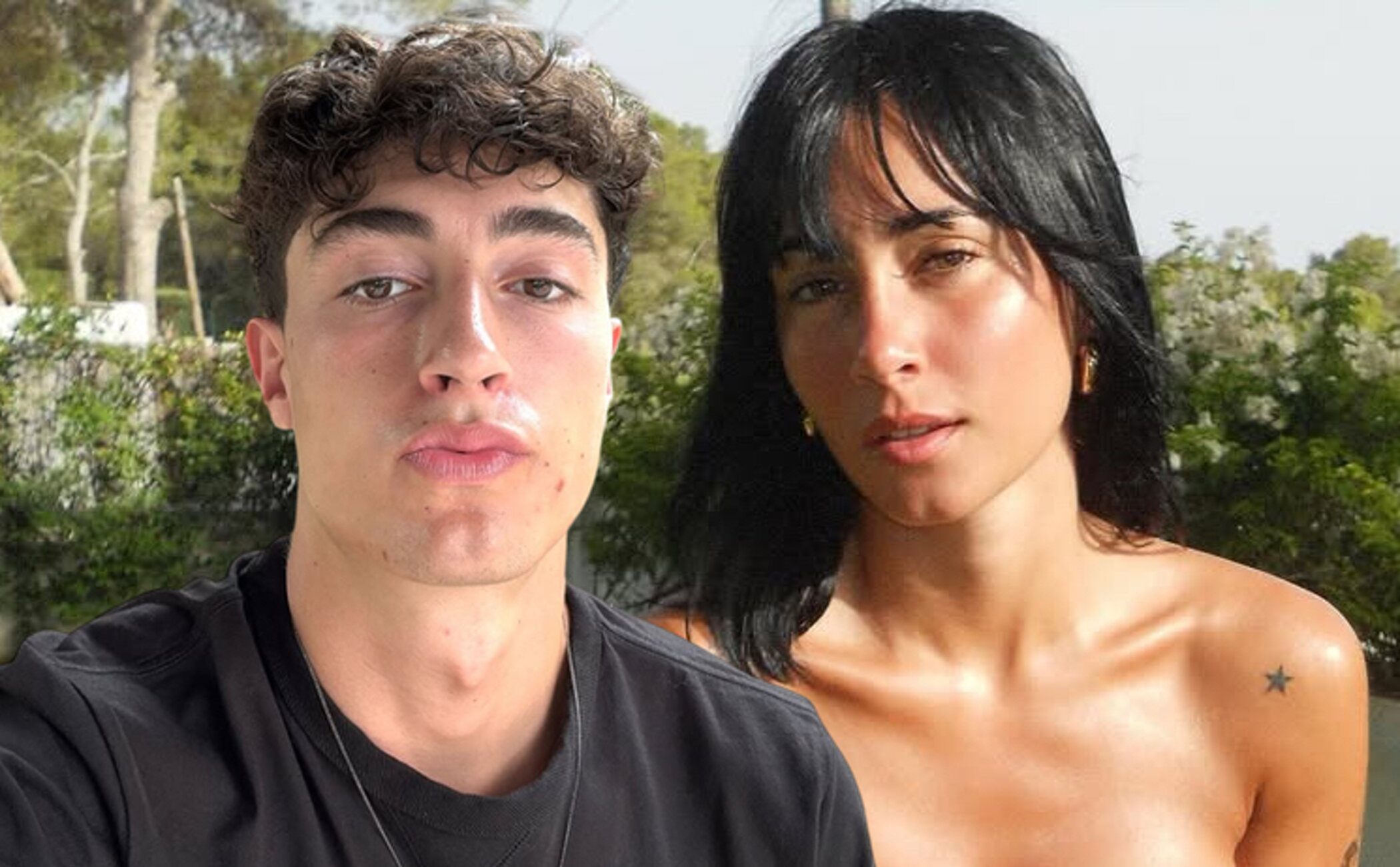Aitana y Plex disfrutan de una cita romántica en Madrid: cena, besos y noche de fiesta