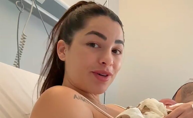 Jennifer Lara (‘MyHyV’) da a luz a su hijo Asia tras un parto doloroso pero «muy emocionante»