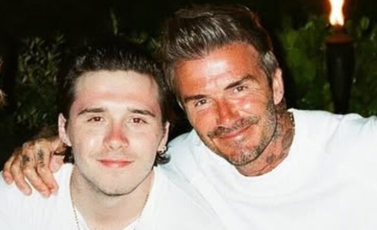 Brooklyn Beckham se olvida de David Beckham en el Día del Padre y Nicola Peltz homenajea solo a su padre