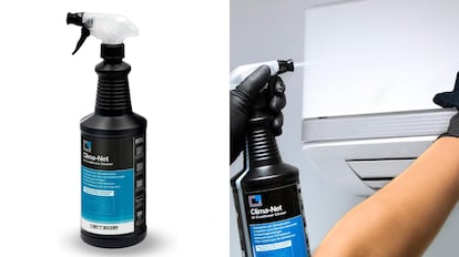Limpiador de aire acondicionado para el tratamiento para todos los sistemas de aire acondicionado.