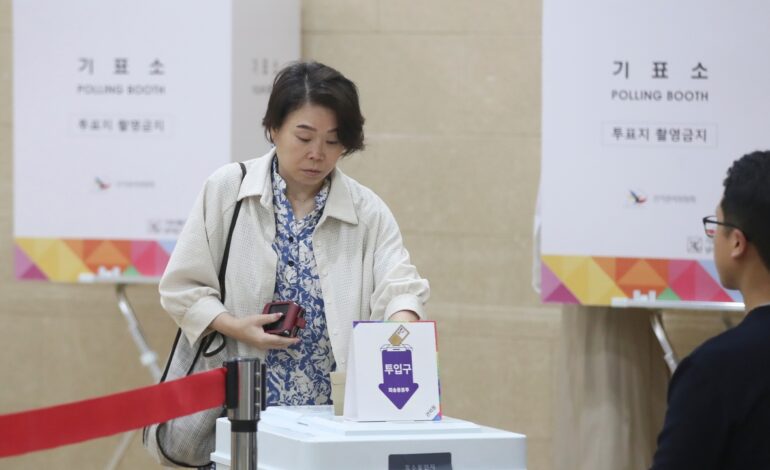 Corea del Sur acude a las urnas para acabar con el caos y recuperar la estabilidad