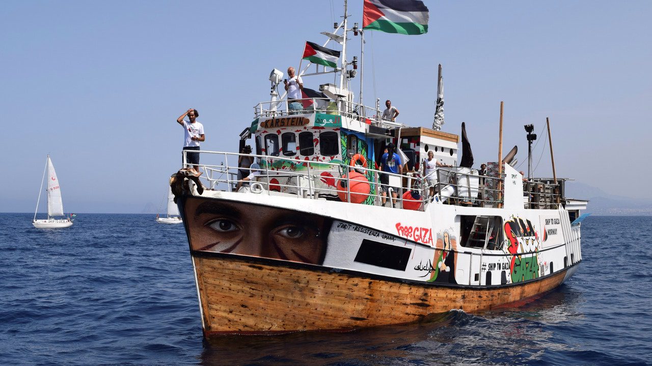 La Flotilla de la Libertad parte hacia Gaza para exigir el fin del asedio israelí