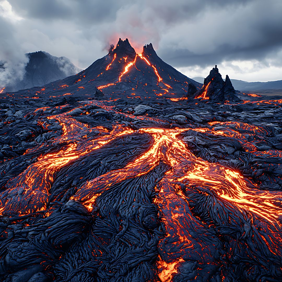 Volcán Kilauea en Hawaii