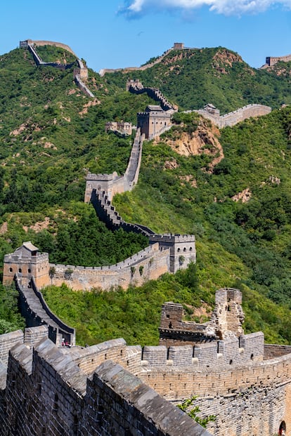 Vista de la fortaleza en la región de Jinshanling.