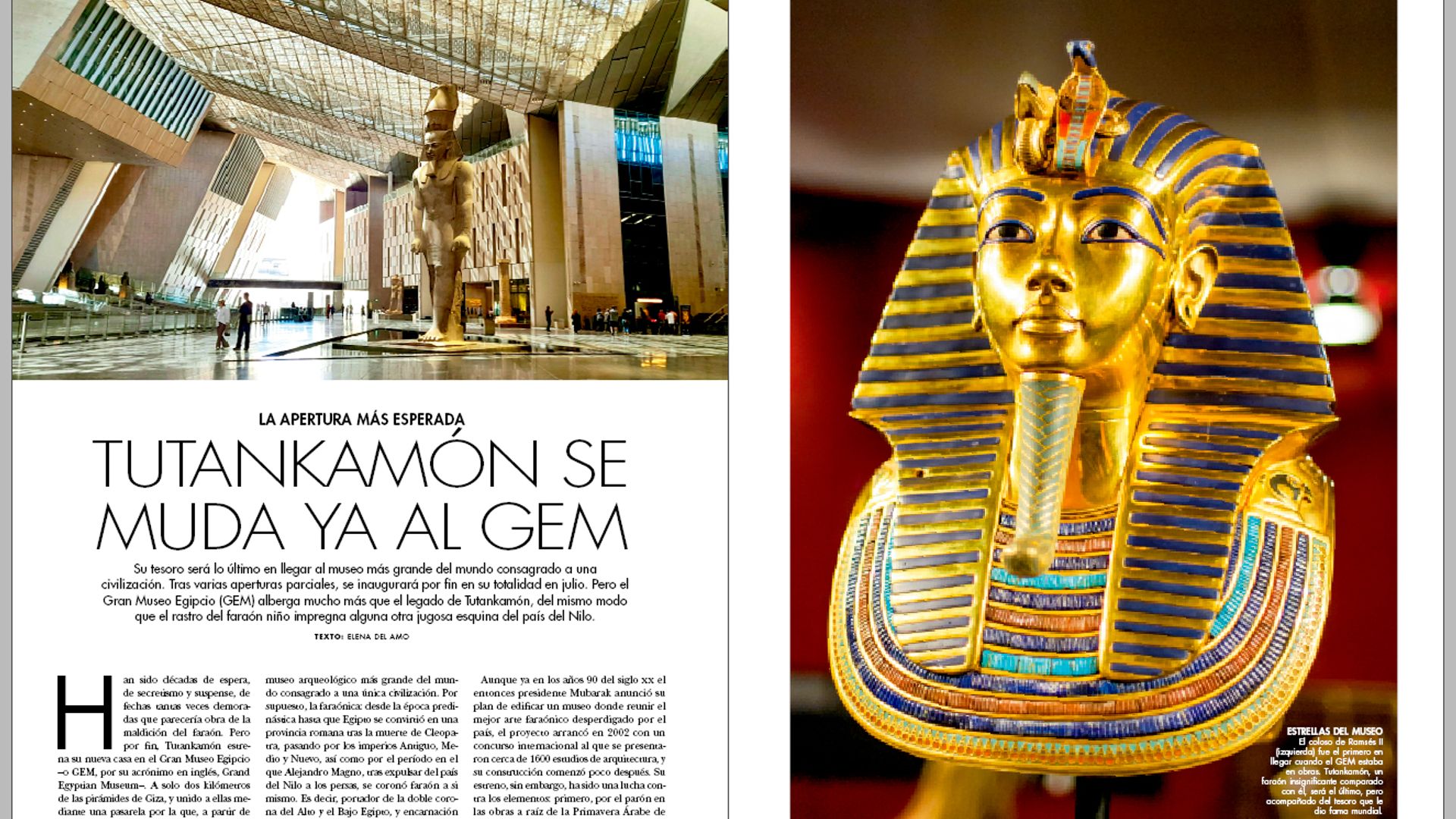 ¡Las páginas interiores del informe de Egipto en el Hello Especial! Viajes 2025 de mayo
