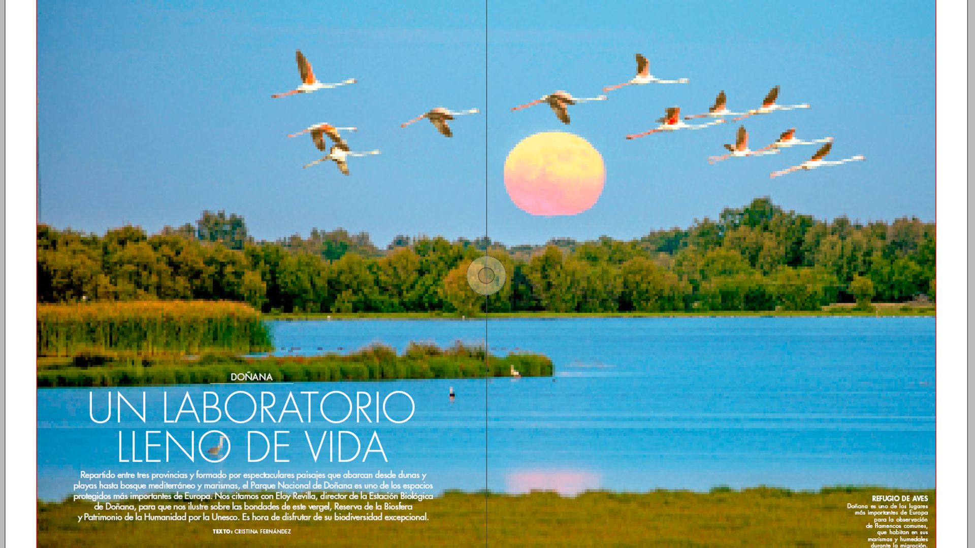 ¡Páginas interiores del informe de Huelva en el Hello Especial! Viajes 2025 de mayo