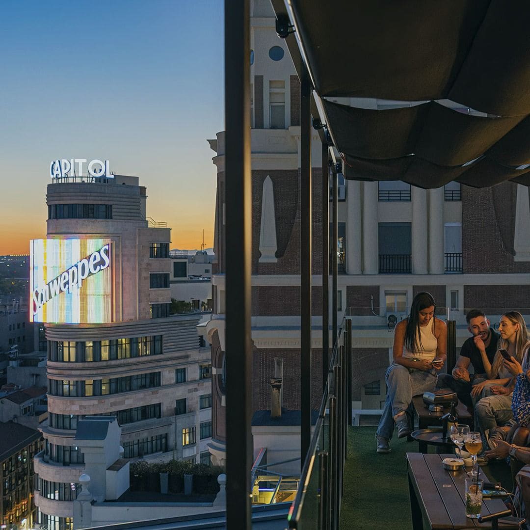 Terraza en el techo en Madrid ¿Ella?