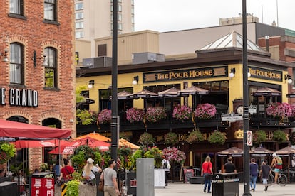 El gran mercado ByWard en la ciudad canadiense de Ottawa.