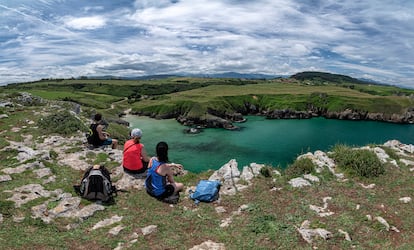 Panorámico costero de la Punta del Fraile.