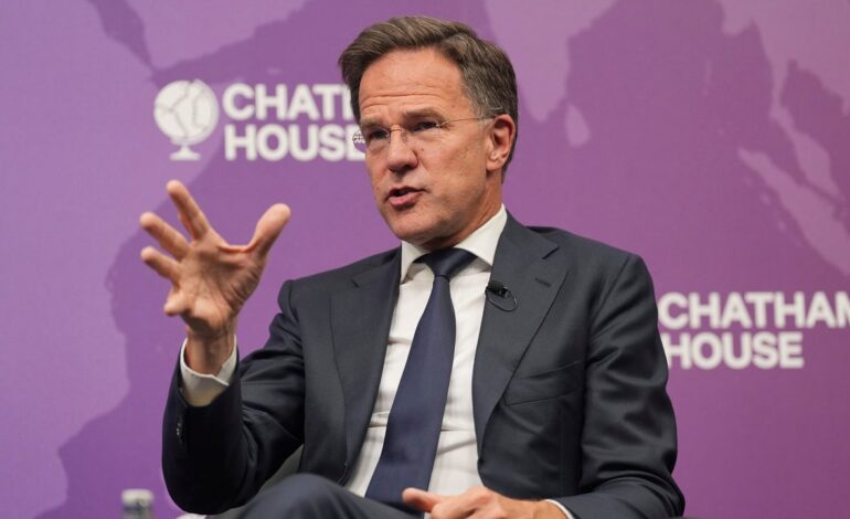 Rutte pide aumentar un 400% el gasto de la OTAN en defensa aérea y antimisiles
