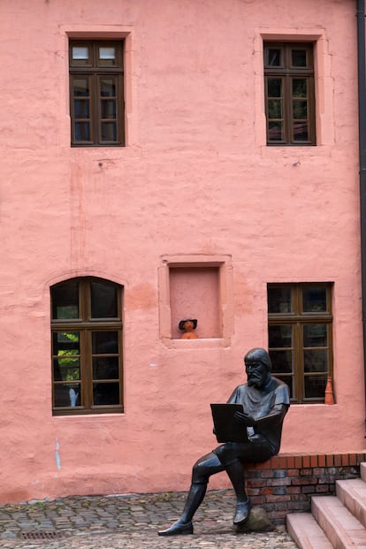 El exterior de Cranach-Haus, en la ciudad alemana de Wittenberg.