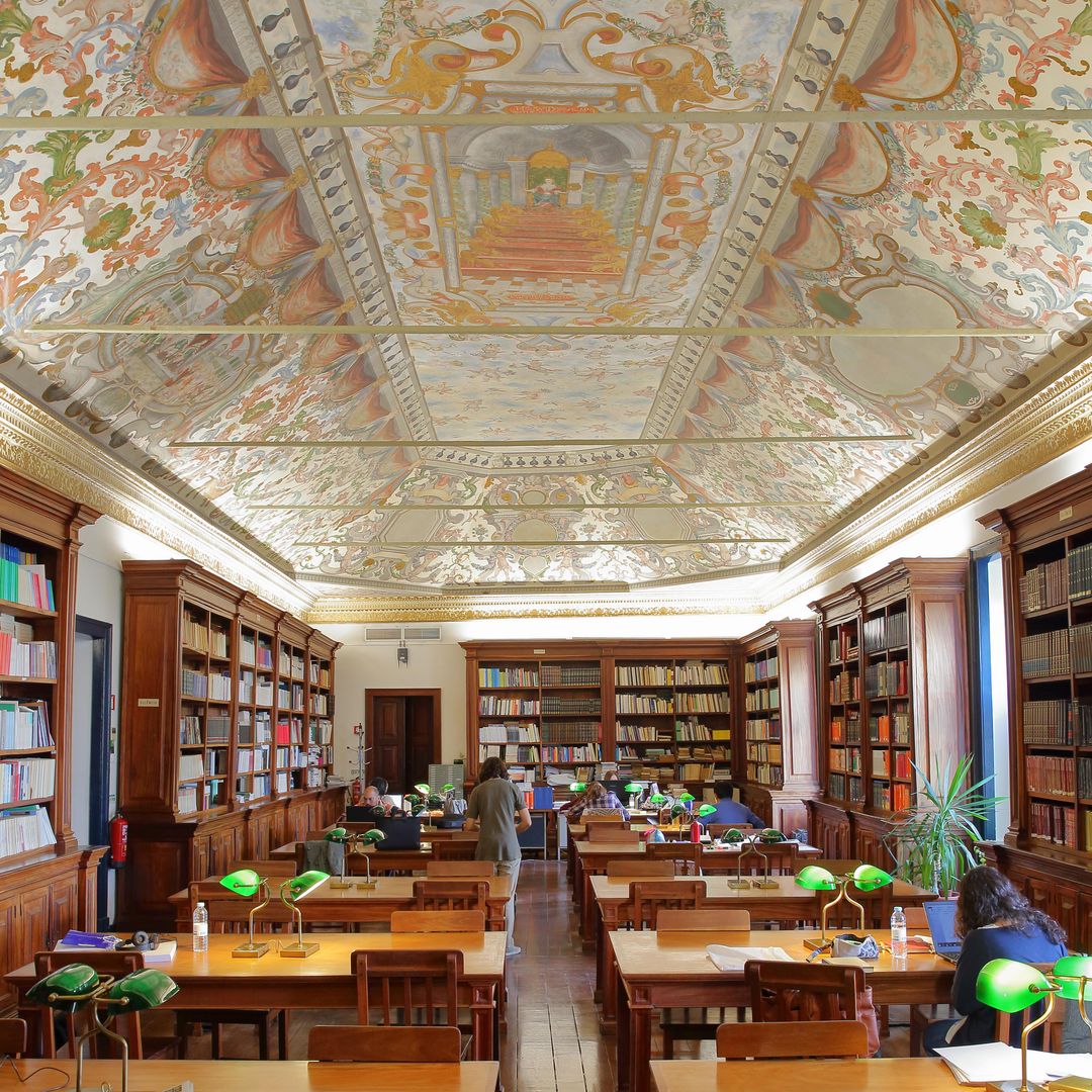 Biblioteca de la Universidad de Evora, Alentejo, Portugal