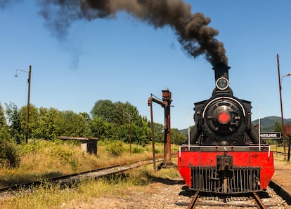 El tren turístico 'El Valdiviano', con una locomotora de 1913.