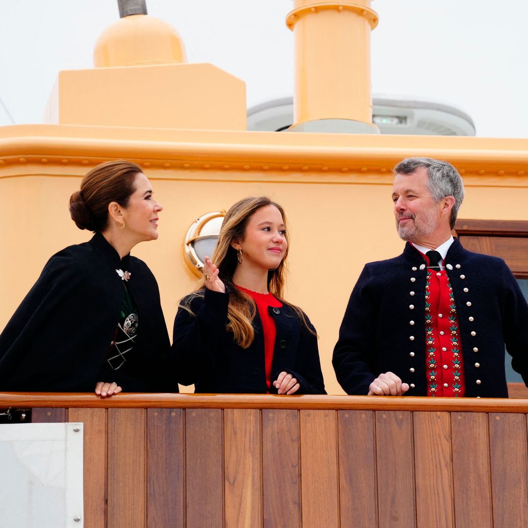 Los reyes de Dinamarca y su hija Joséphine en las Islas Feroe
