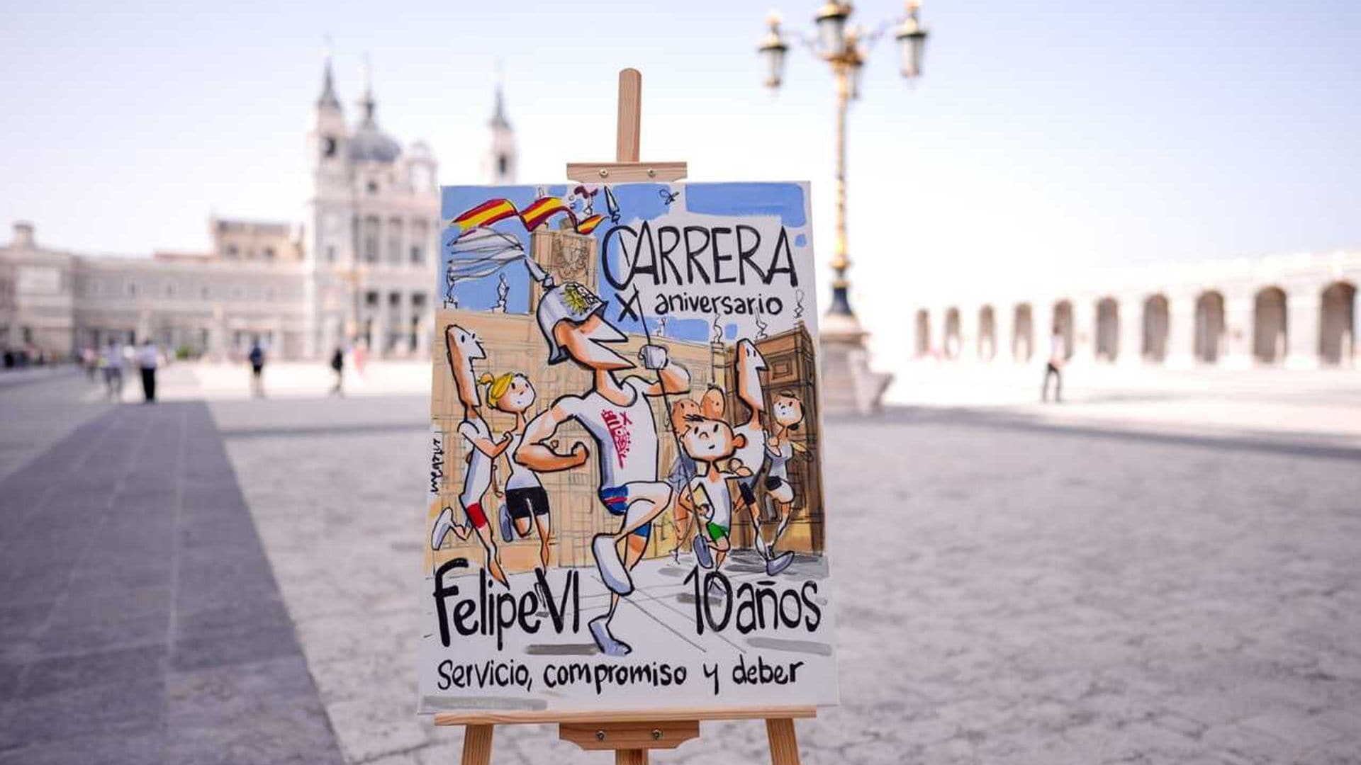 Día de la presentación de la raza popular para el cumpleaños x de la proclamación de Felipe VI que se celebrará el 15 de junio