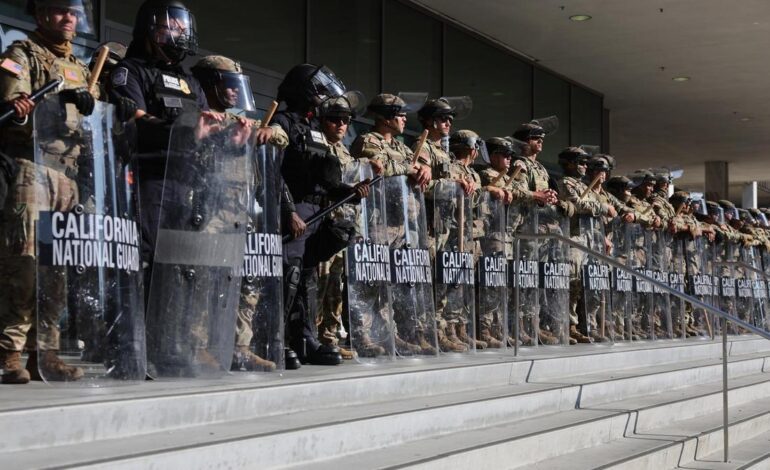 Tensión creciente en EEUU por la coincidencia del despliegue de tropas en Los Ángeles y Texas y el desfile militar de Trump