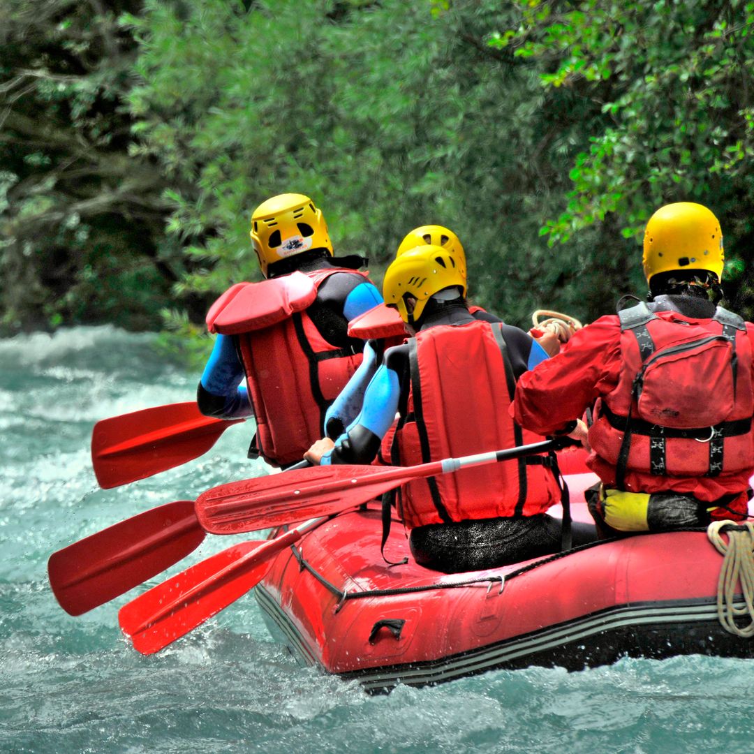 Rafting en el río