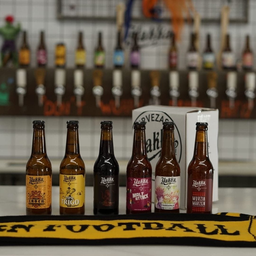 Cervezas artesanales de Yakka, hechas en Murcia