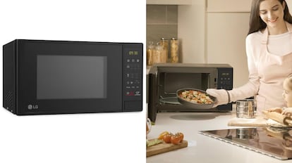 mejor microondas con grill barato y eficiente de la marca LG