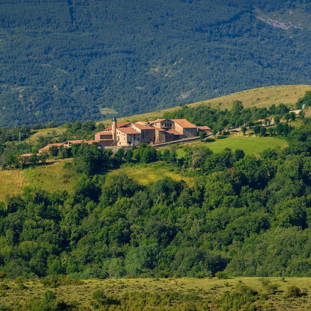 Estavill, ciudad de Vall Fosca en los Pirineos de Lleida