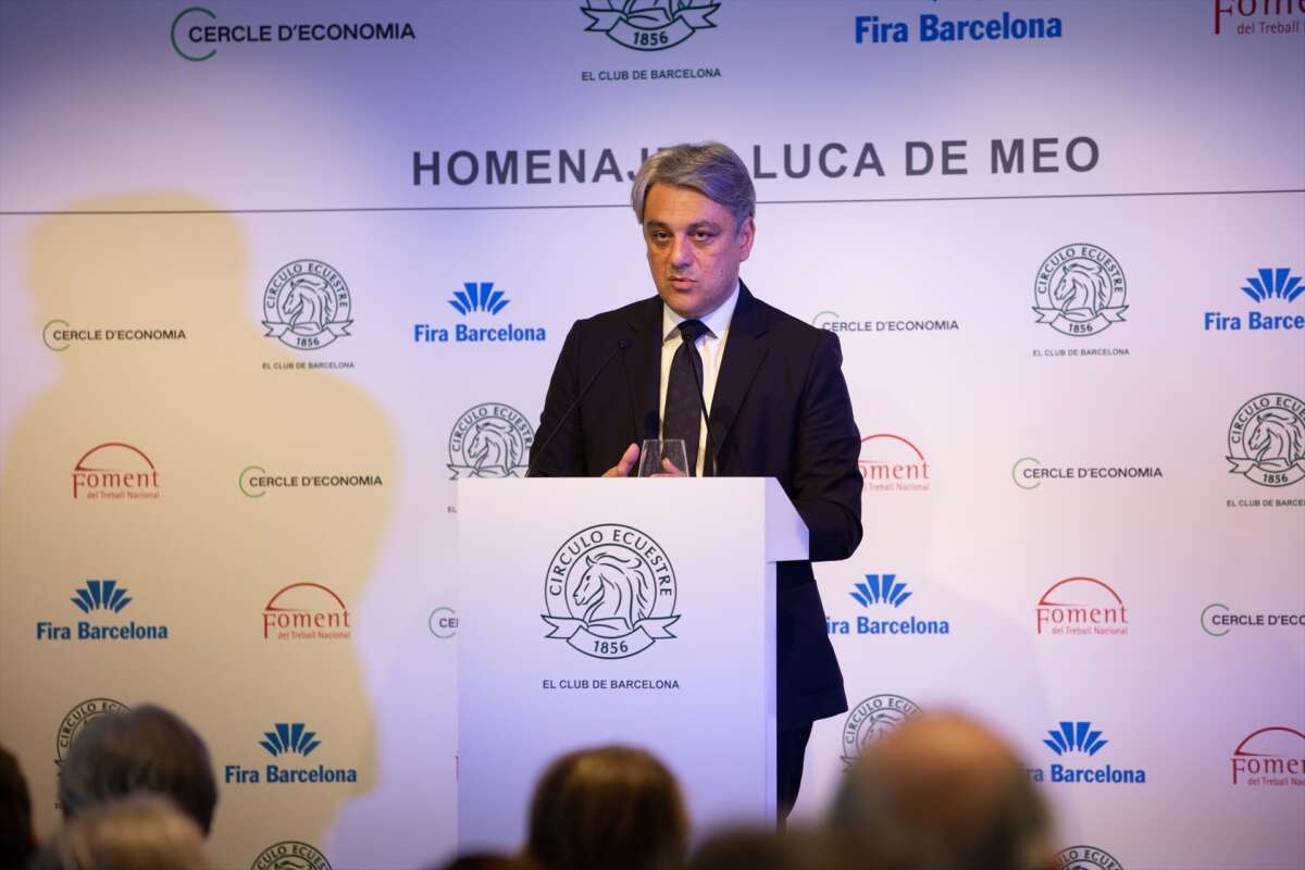 (Foto de archivo) El CEO de Renault, y ex presidente de Seat, Luca de Meo, durante el tributo que el círculo ecuestre se ha dedicado a él, en Barcelona (España), el 5 de marzo de 2020. David Zorraquino/Europa Press 05/3/2020