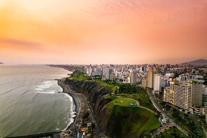 Vista aérea de Miraflores.