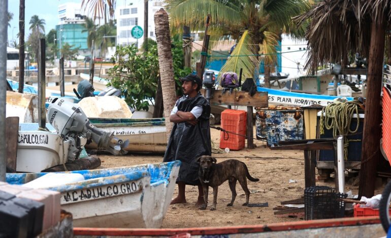 Un bebe, la primera víctima en Guerrero, al sur de México, por las lluvias del huracán Erick
