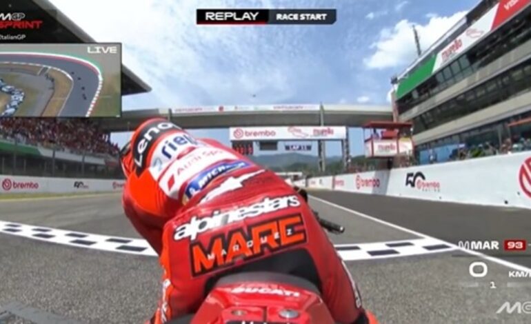 Márquez, en problemas con la Ducati en la salida de Mugello: ¡miró abajo cuando todos los pilotos salieron!