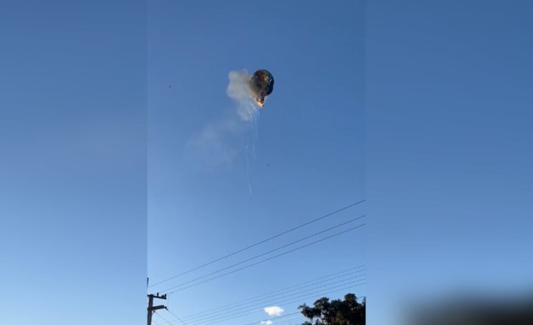El dramático testimonio de un policía tras el accidente de globo en Brasil: «Murieron quemados, abrazados»