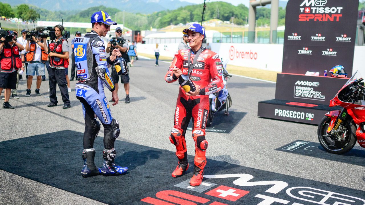 La frustración de Álex Márquez tras ver la remontada de su hermano Marc: «¿Ya está aquí? Pesado…»