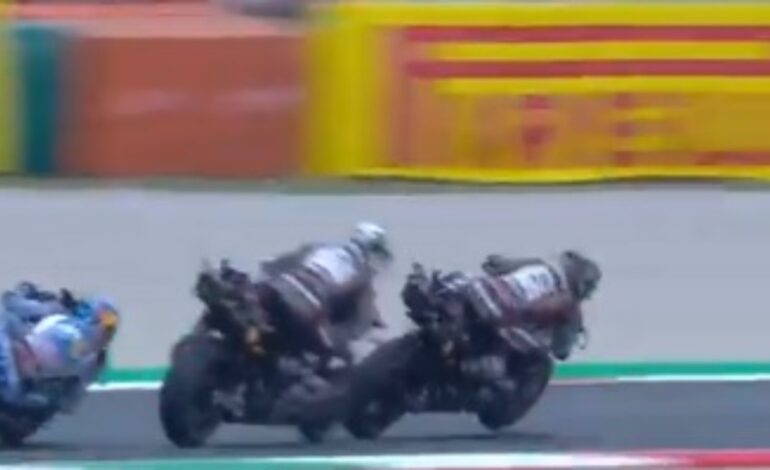 El peligroso ‘toque’ entre Márquez y Bagnaia cuando ambos luchaban por la victoria en Mugello