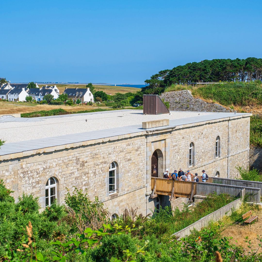 Fuerte de Louis-Philippe, Isla Haedic, Brittany, Francia