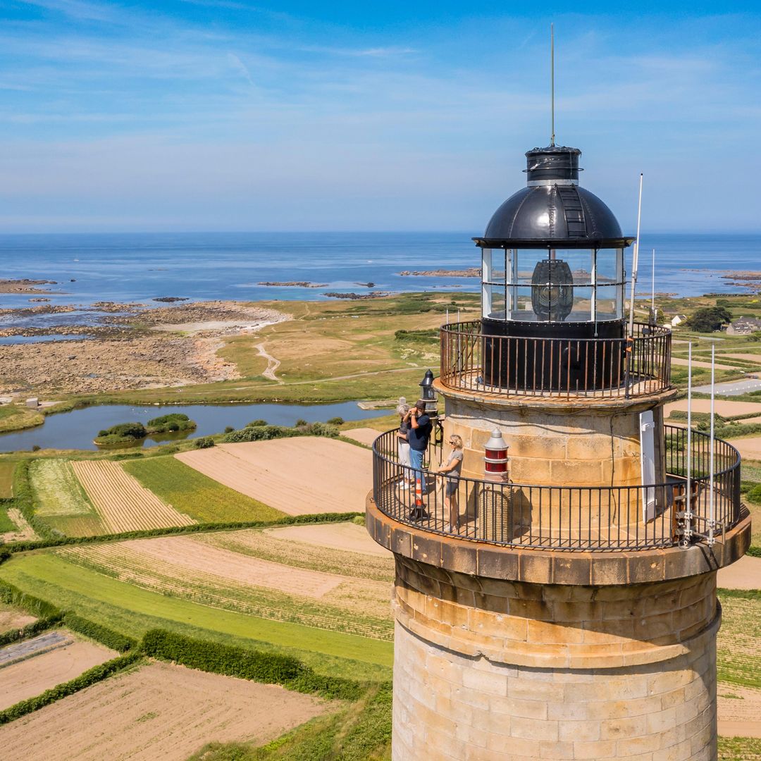 Batz Lighthouse, Brittany, Francia