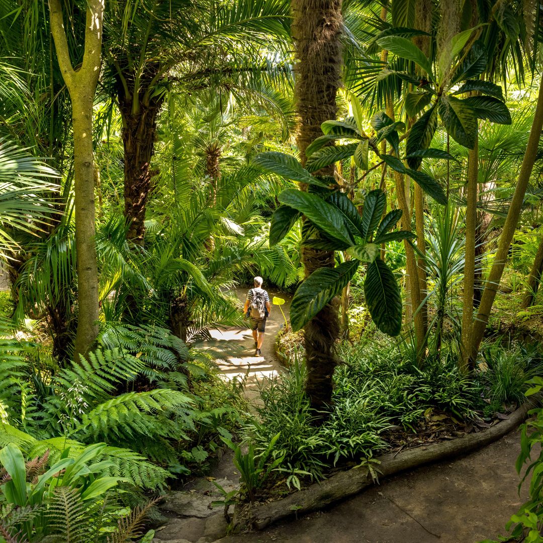 Garden Georges Delaselle, Batz Island, Brittany, Francia
