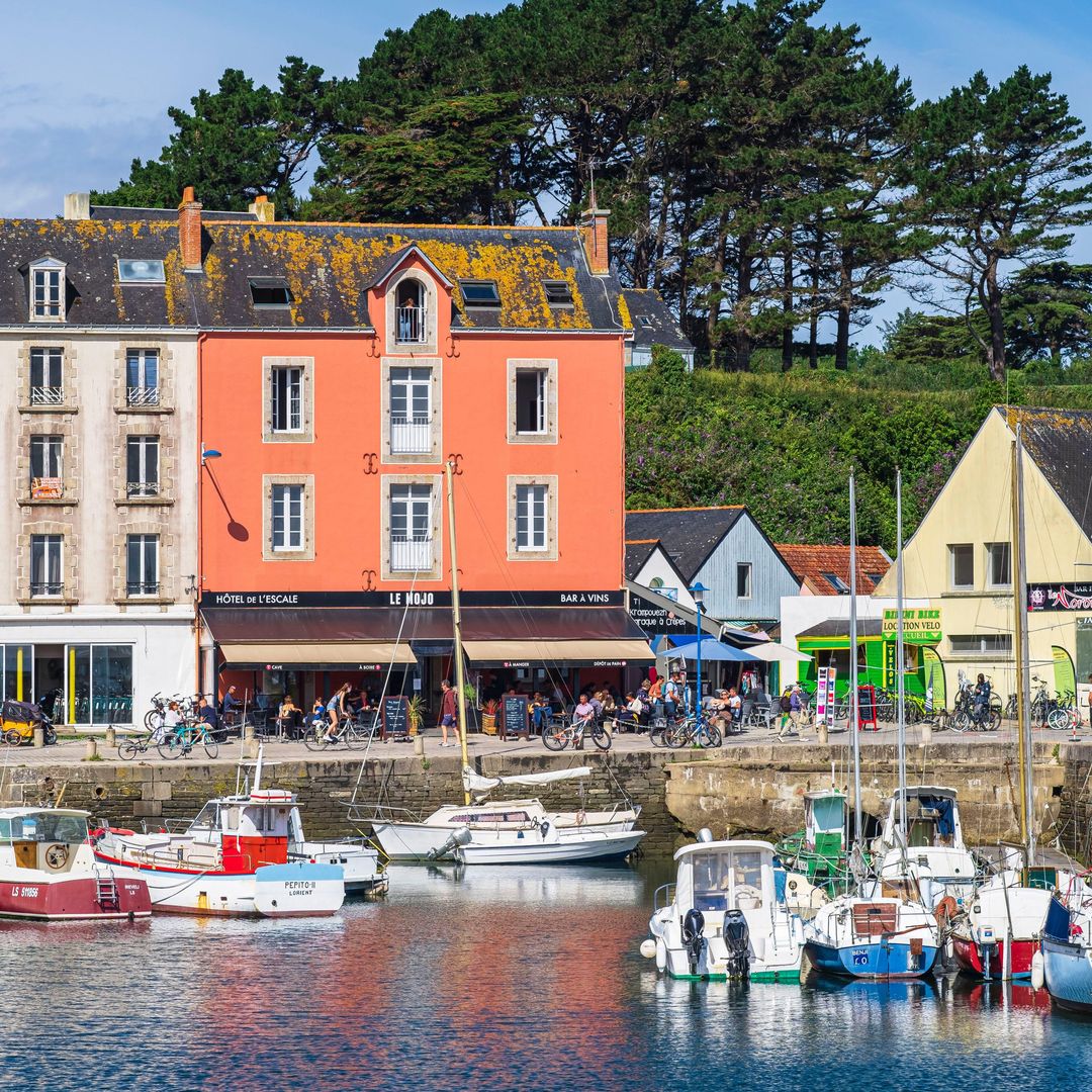 Port Tudy, Groix Island, Brittany, Francia 
