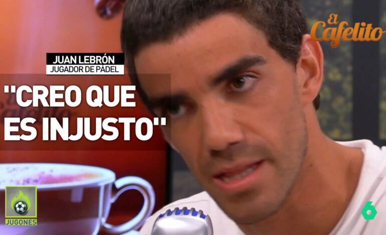 Juan Lebrón defiende a Vinicius en 'El Cafelito': atención a cómo habla de él