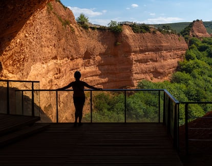 El paisaje de Las Médulas desde un mirador.