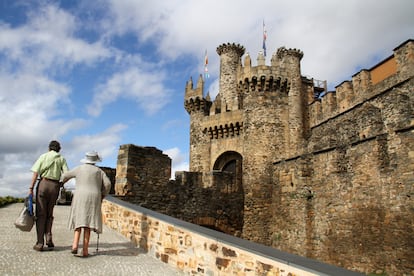 El castillo de los Templarios, en Ponferrada.