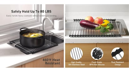 Estos platos plegables no ocupan espacio y cuestan menos de 20 euros. ​