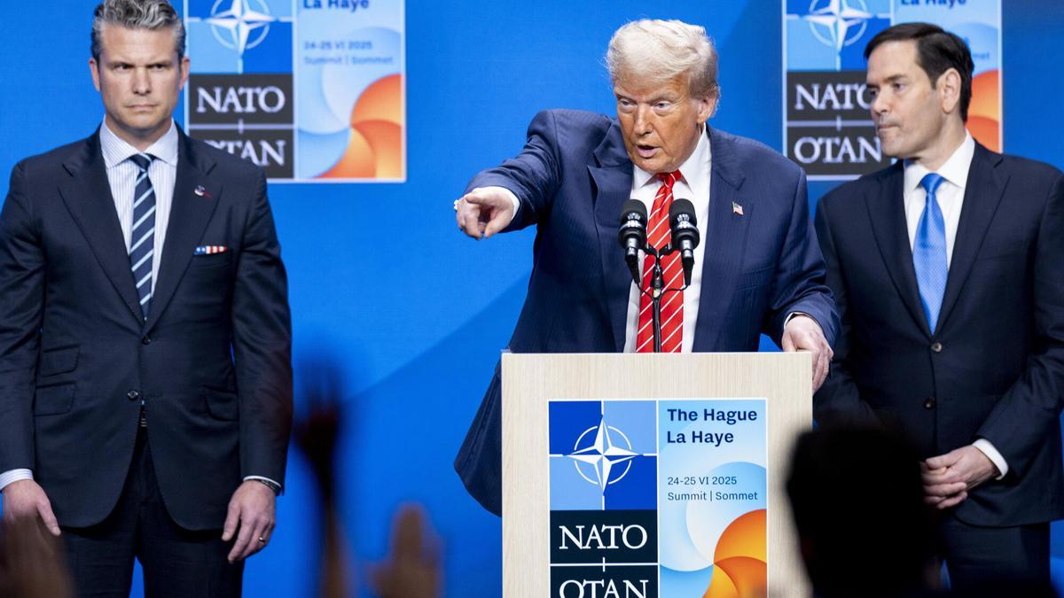 Trump redobla las críticas a la prensa sin aclarar las dudas sobre los efectos del ataque a Irán