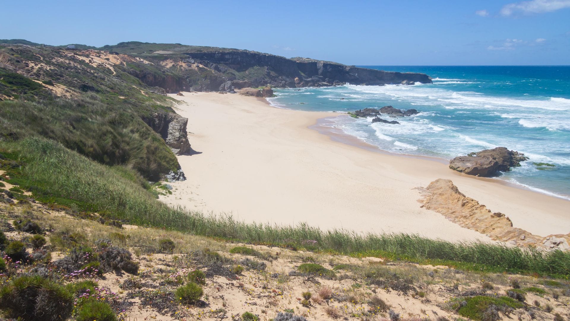 Playa Malhao, Vila Nova de Milfontes, Alentejo, Portugal