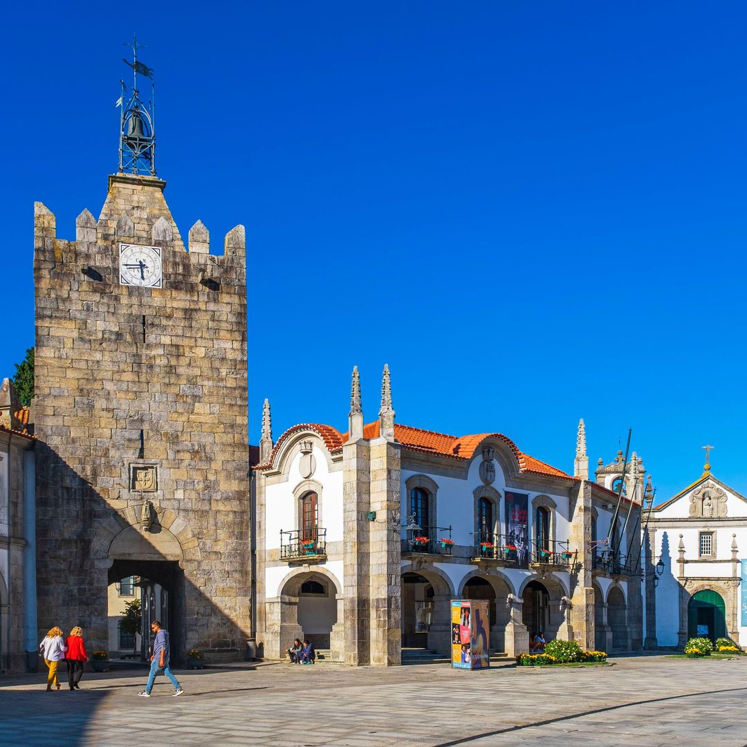 Caminha, ciudad costera en el norte de Portugal, en el Camino de Santiago Portugue