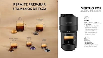 Esta máquina de café Capsules Nespresso tiene un descuento del 42%.